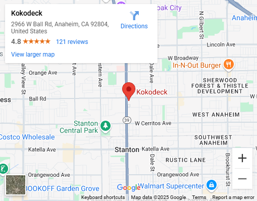 Location, 2966 West Ball Road，Anaheim, CA 92804