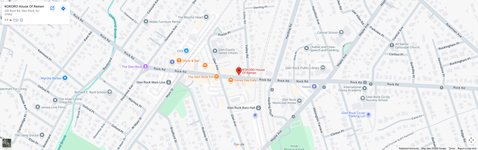 Location, 235 Rock Rd, Glen Rock, NJ 07452 Location, 235 Rock Rd, Glen Rock, NJ 07452
