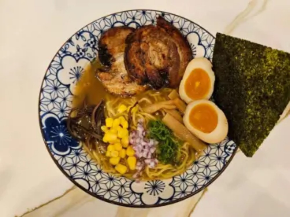 Rich chashu pork tonkotsu ramen bowl at KOKORO House Of Ramen, a Ramen Restaurant in Glen Rock
