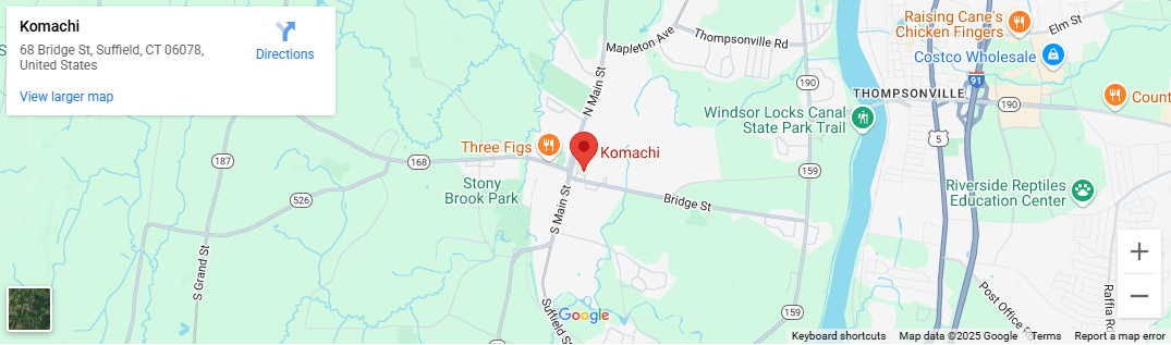 Location 68 Bridge St, Suffield, CT 06078