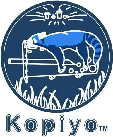 Blue circular logo with a red panda, coffee icons, and the text Kopiyo at Kopiyo, a Coffee shop in Flowood