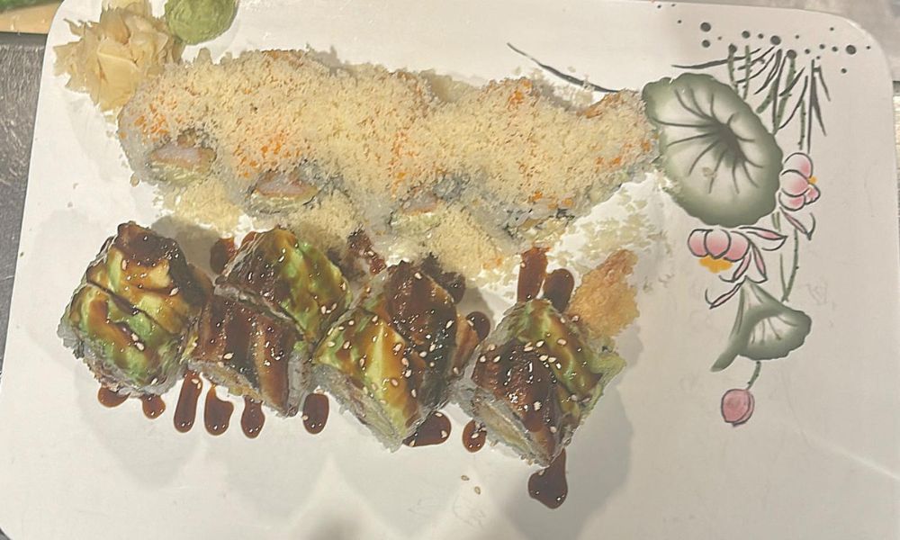 Dragon Roll at Koto Japanese Steakhouse, a Japanese restaurant in Fort Wayne