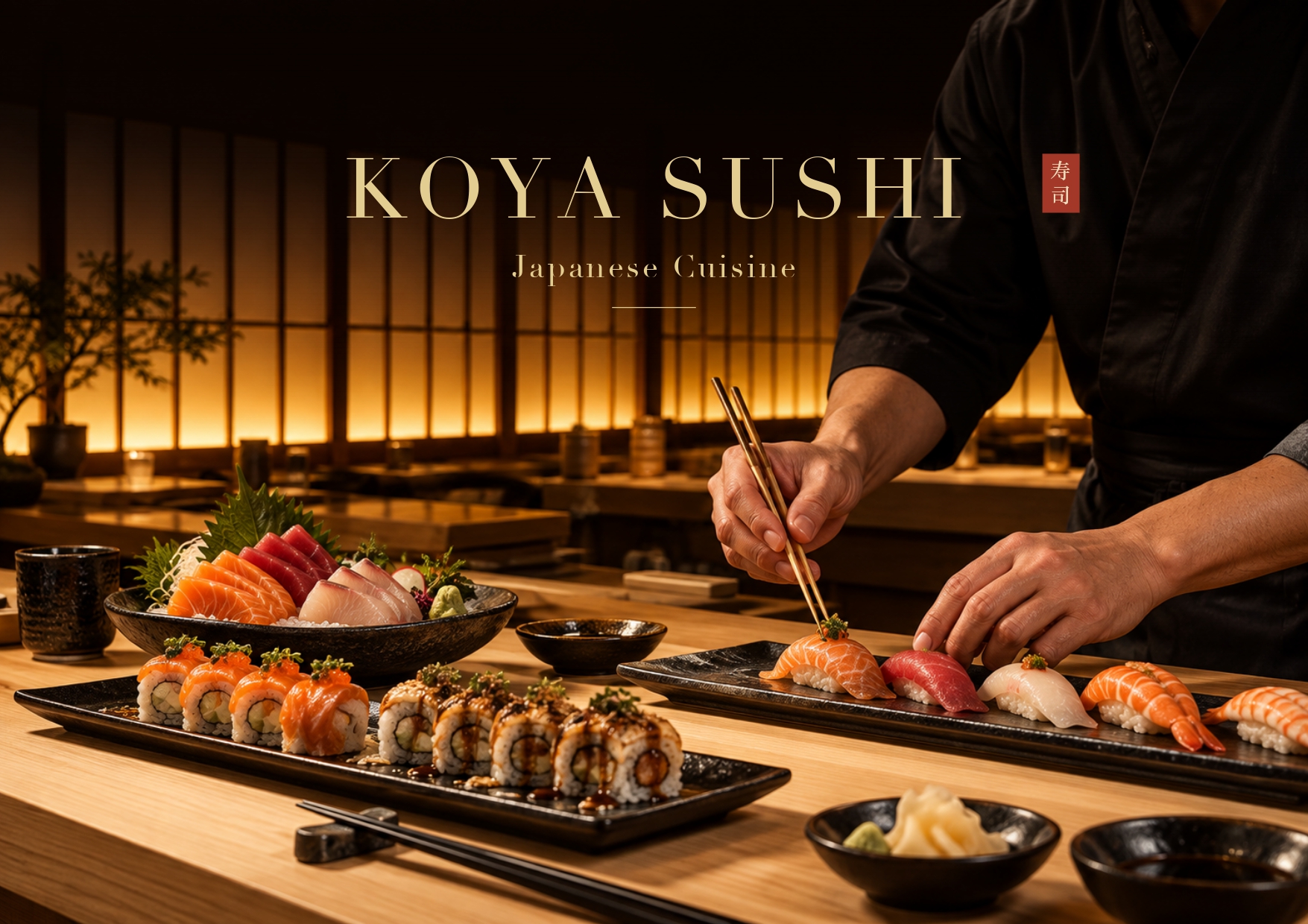 Restaurant menu 1, detailed description provided below