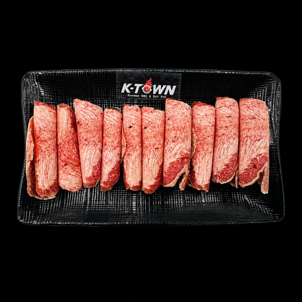 Marbled Beef Rolls at K-TOWN, Korean BBQ & Hot Pot Restaurant in Indianapolis