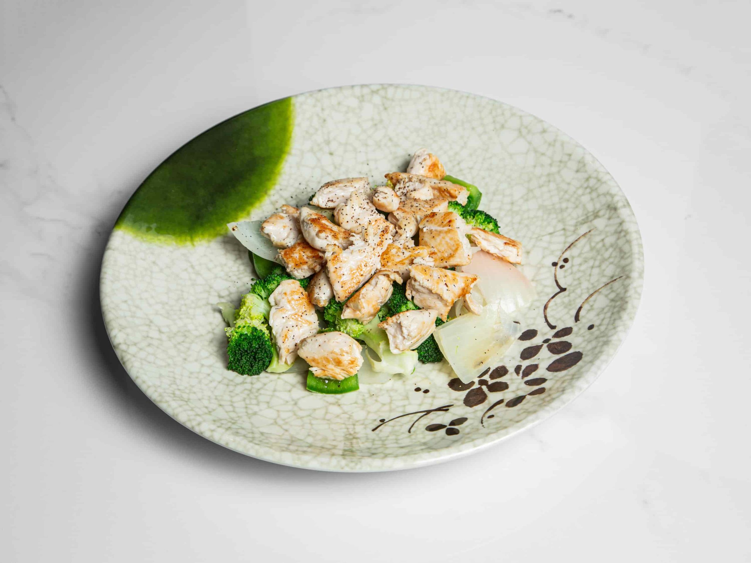 Grilled chicken with vegetables and teriyaki sauce at Kuchi, a Buffet Restaurant in Tampa