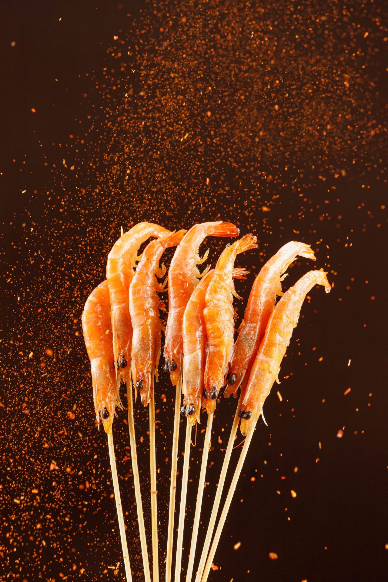 Deep-sea prawns from Kwa Food, a barbecue restaurant in Jersey City