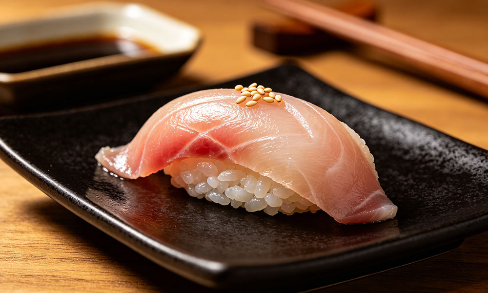 Yellowtail sushi at Kyoka Sushi bar & Grill, a Sushi restaurant in Rpind Rock