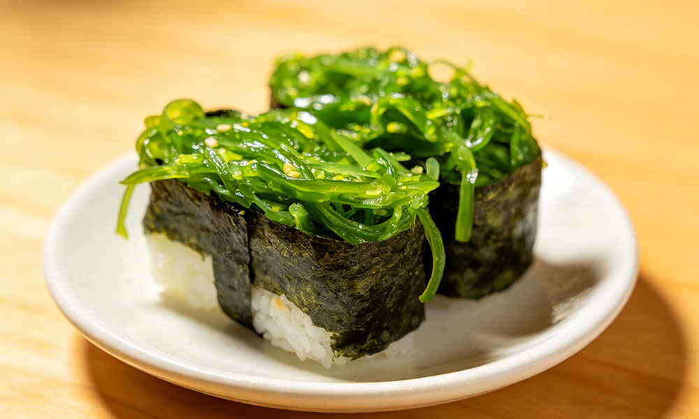 Seaweed sushi at Kyoka Sushi bar & Grill, a Sushi restaurant in Rpind Rock