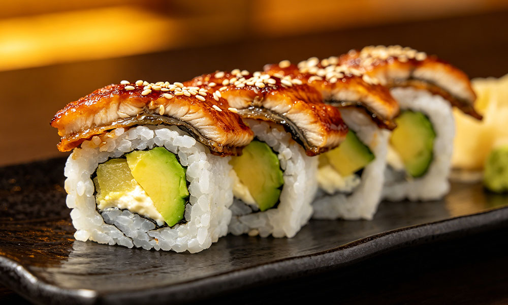 Dragon roll at Kyoka Sushi bar & Grill, a Sushi restaurant in Rpind Rock