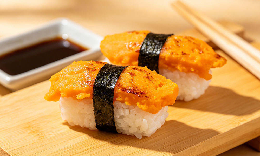 Sweet potato sushi at Kyoka Sushi bar & Grill, a Sushi restaurant in Rpind Rock