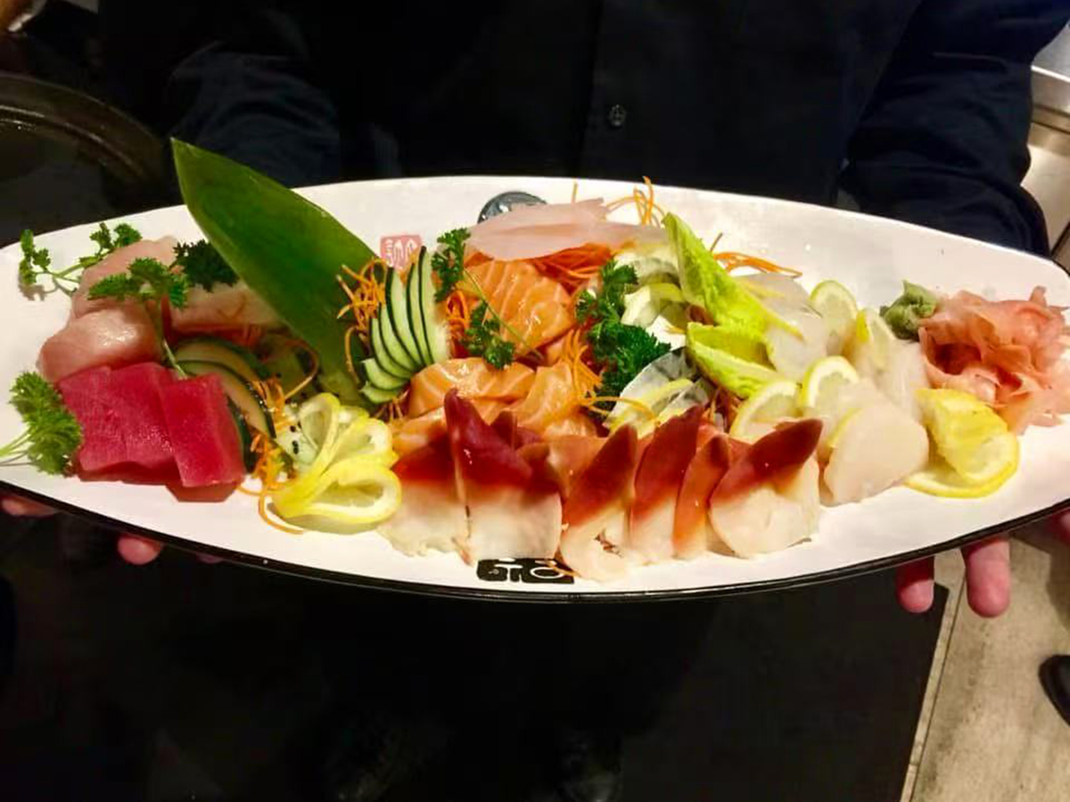 Assorted sashimi platter at Kyoto Japanese Steak House，a Japanese Restaurant in Sulphur