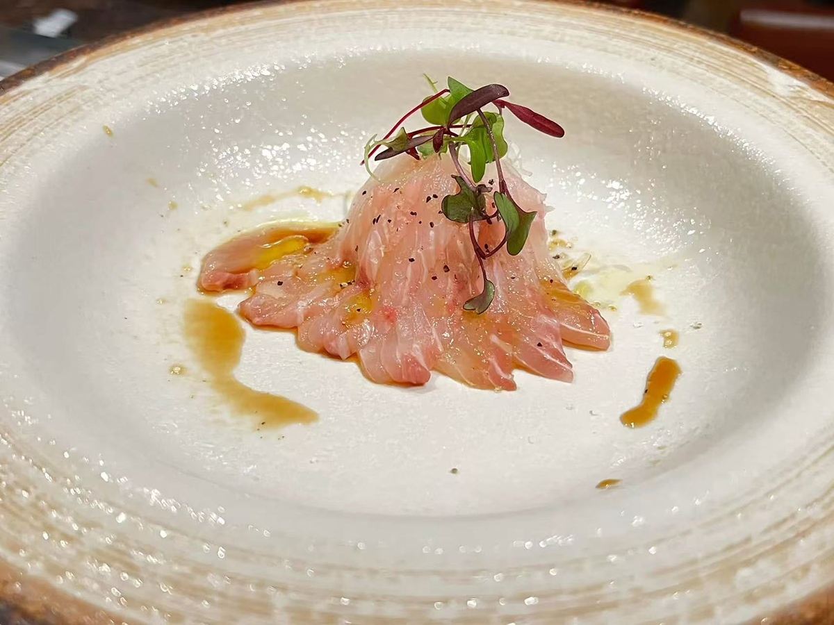 Sashimi dish at Kyoto Japanese Steak House，a Japanese Restaurant in Sulphur