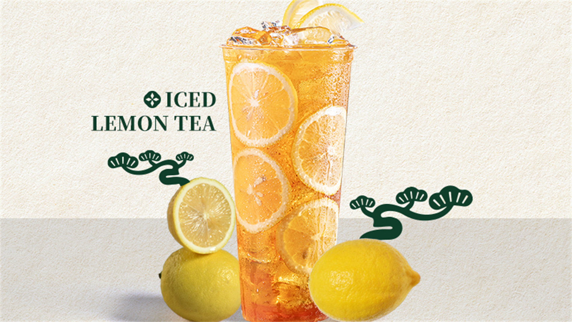Iced Lemon Tea at Laankee, a Bubble tea store in Jersey City