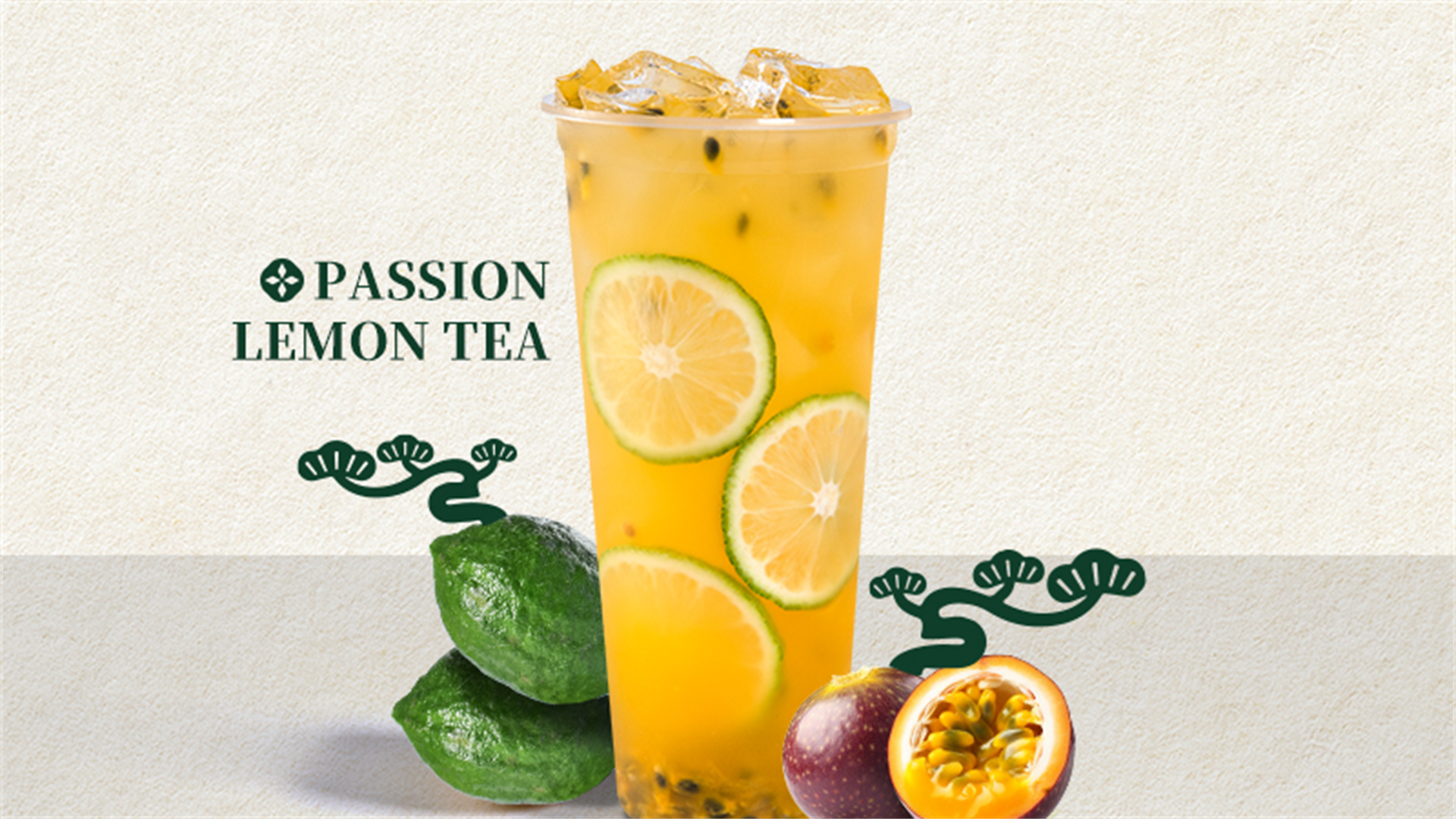 Passion Lemon Tea at Laankee, a Bubble tea store in Jersey City