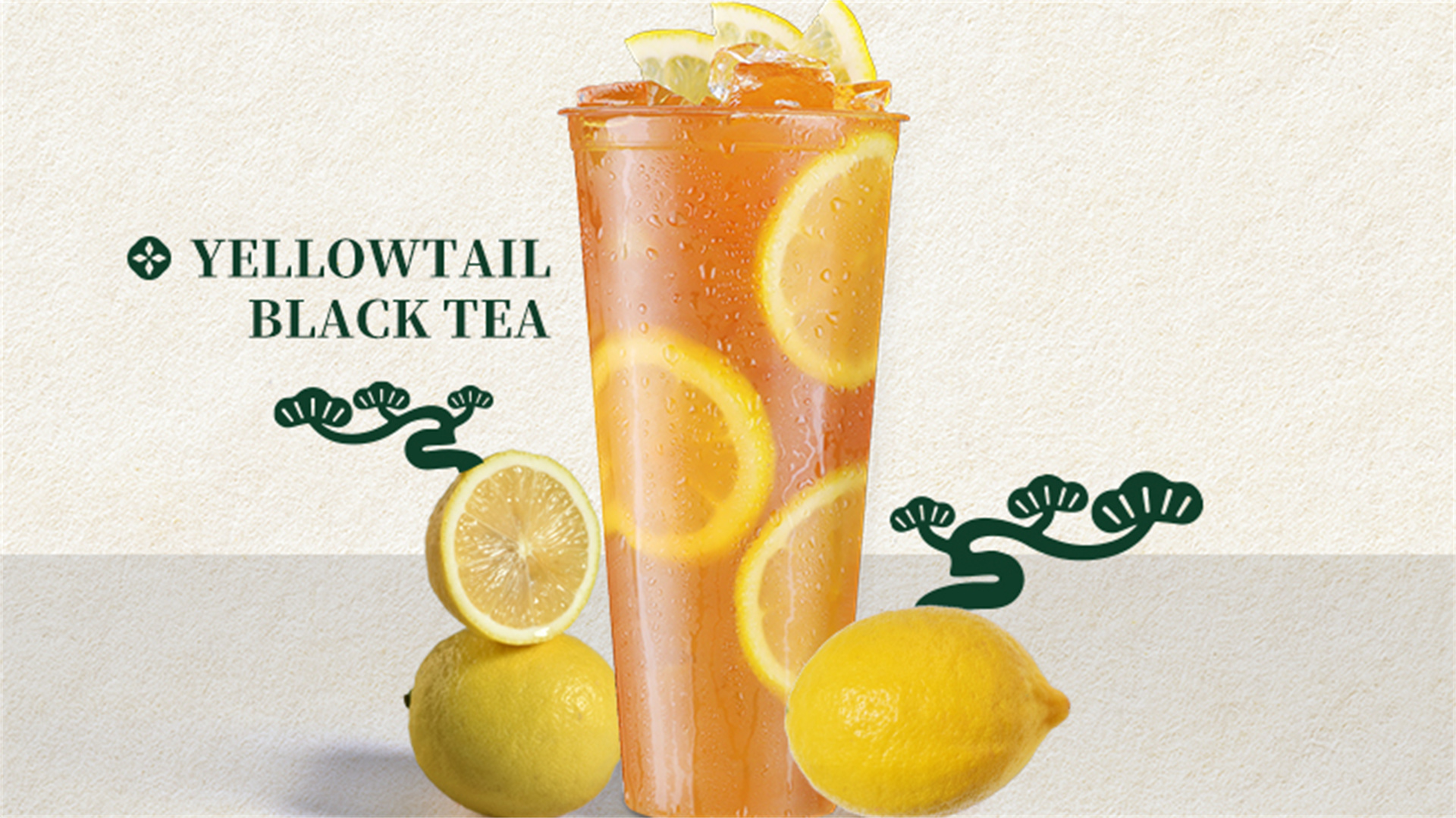 Yellowtail Black Tea at Laankee, a Bubble tea store in Jersey City