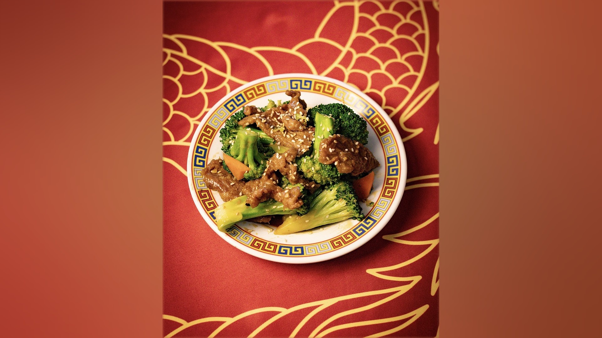 Broccoli Beef at Hong Kong Chinese Food, Chinese Restaurant in Commerce