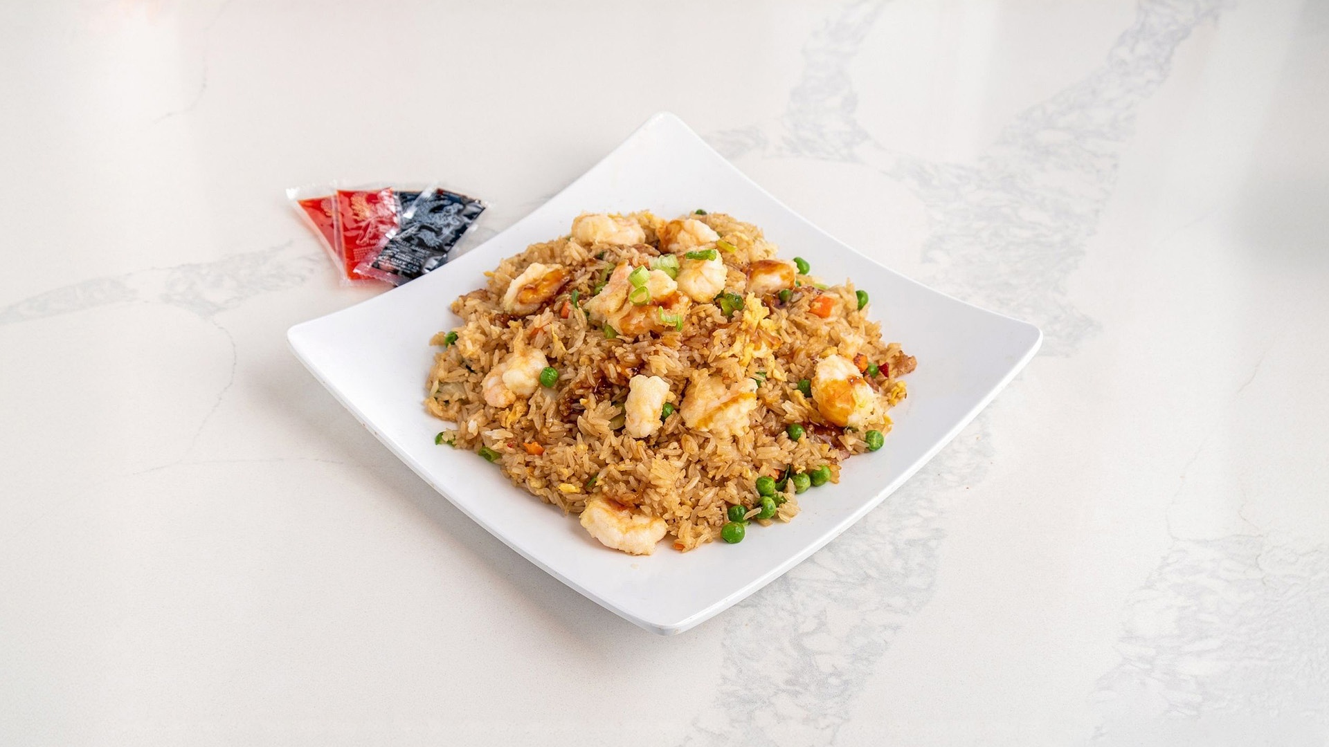 Shrimp Fried Rice at Hong Kong Chinese Food, Chinese Restaurant in Commerce