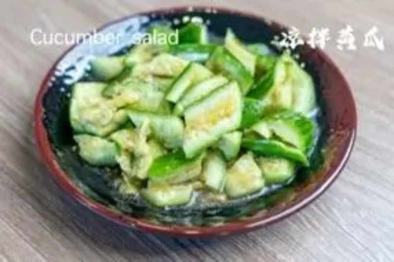 Cucumber-Salad at LA Kungfu Noodle, a Noodle Restaurant in Claremont