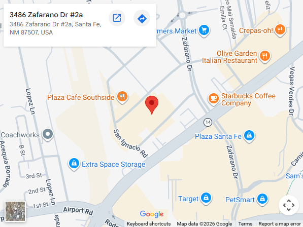 Location, 3486 Zafarano Drive unit 2A, Santa Fe, NM 87507