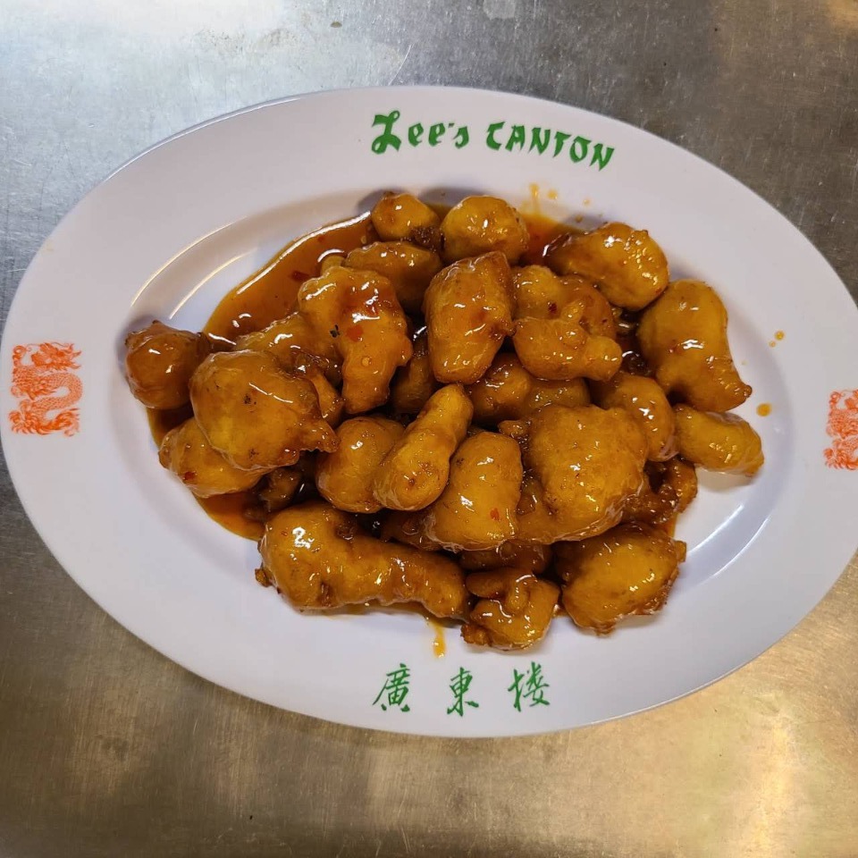 Lee's-Canton-Chinese-Restaurant-Spicy-Chicken-Yuba-City Spicy Chicken at Lee's Canton Chinese Restaurant, a Chinese restaurant in Yuba City