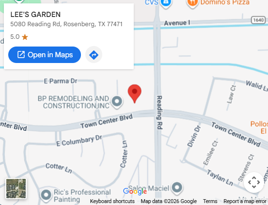 Location, 5080 Reading Rd, Rosenberg, TX 77471