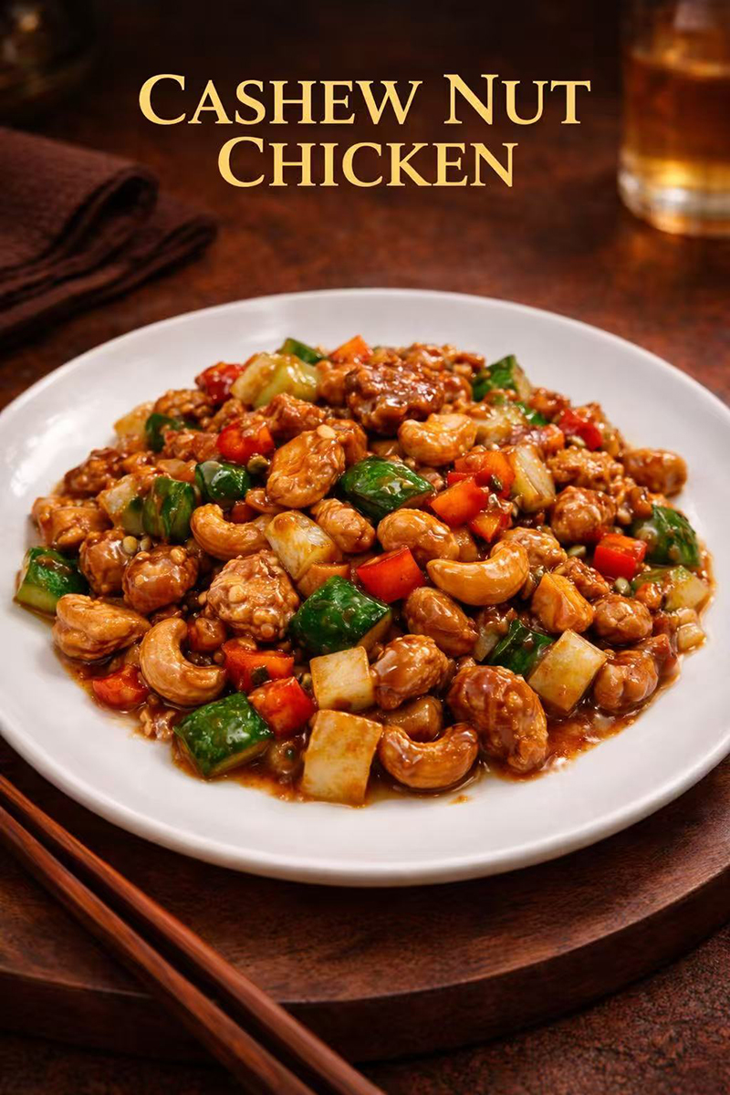 Cashew Nut Chicken at Lee's Kitchen，a Chinese Restaurant in Tualatin