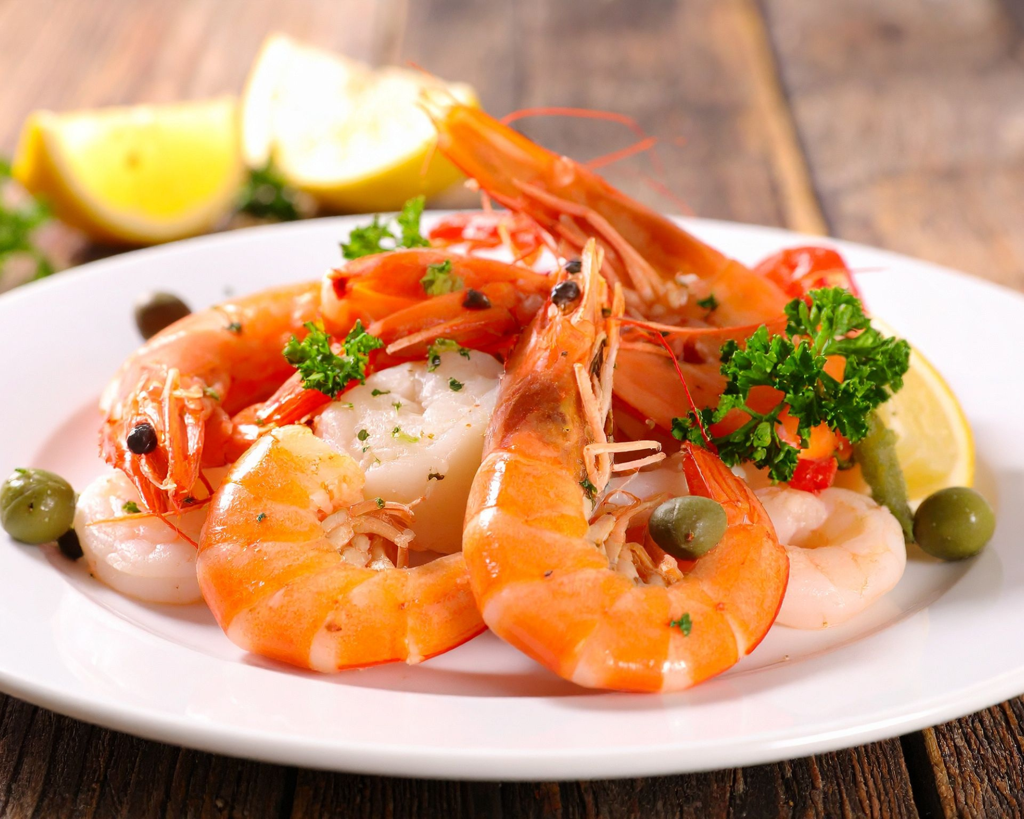 Shrimp cocktail at Lee's Seafood Boil seafood restaurant in Solon.