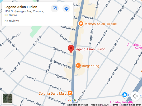 locaiton,1159 St Georges Ave, Colonia, NJ 07067