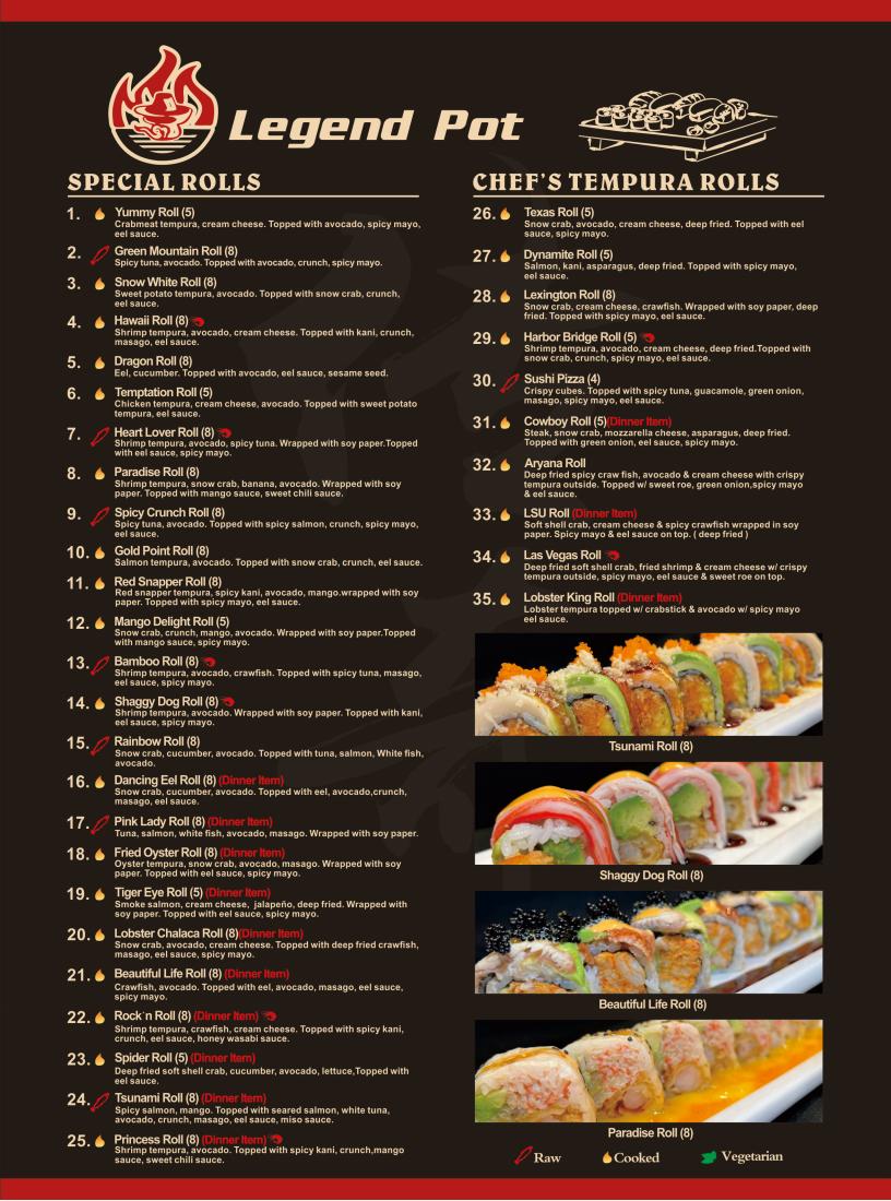 Restaurant menu 2