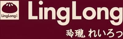 Brand logo with Chinese and Japanese text at Linglong, a Chinese Restaurant in Fountain Valley.