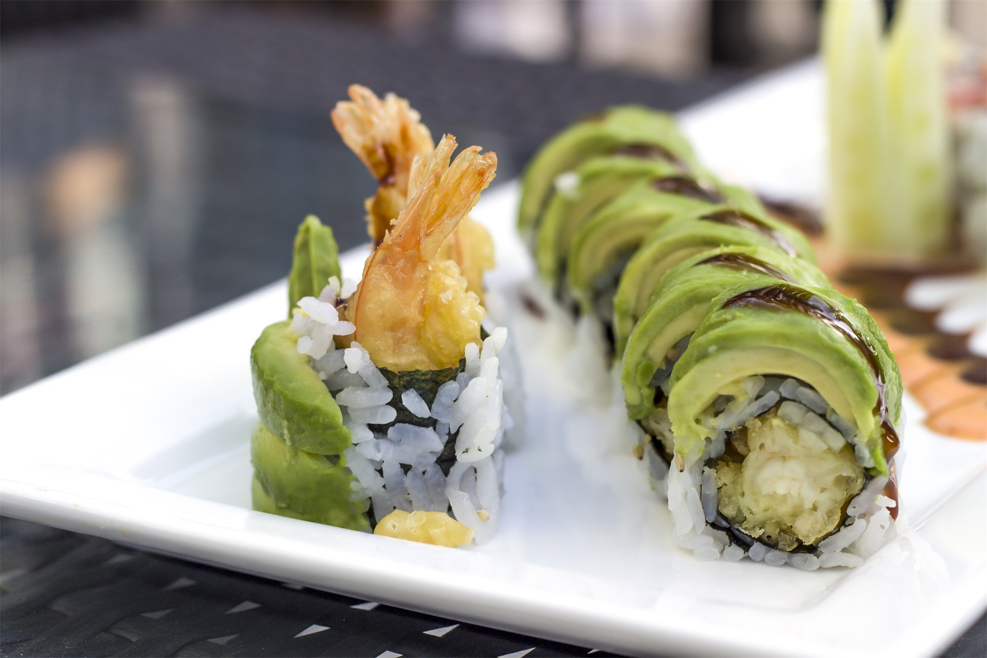 Avocado Sushi at Lin's Asian Café, Asian Fusion Restaurant in Simpsonville