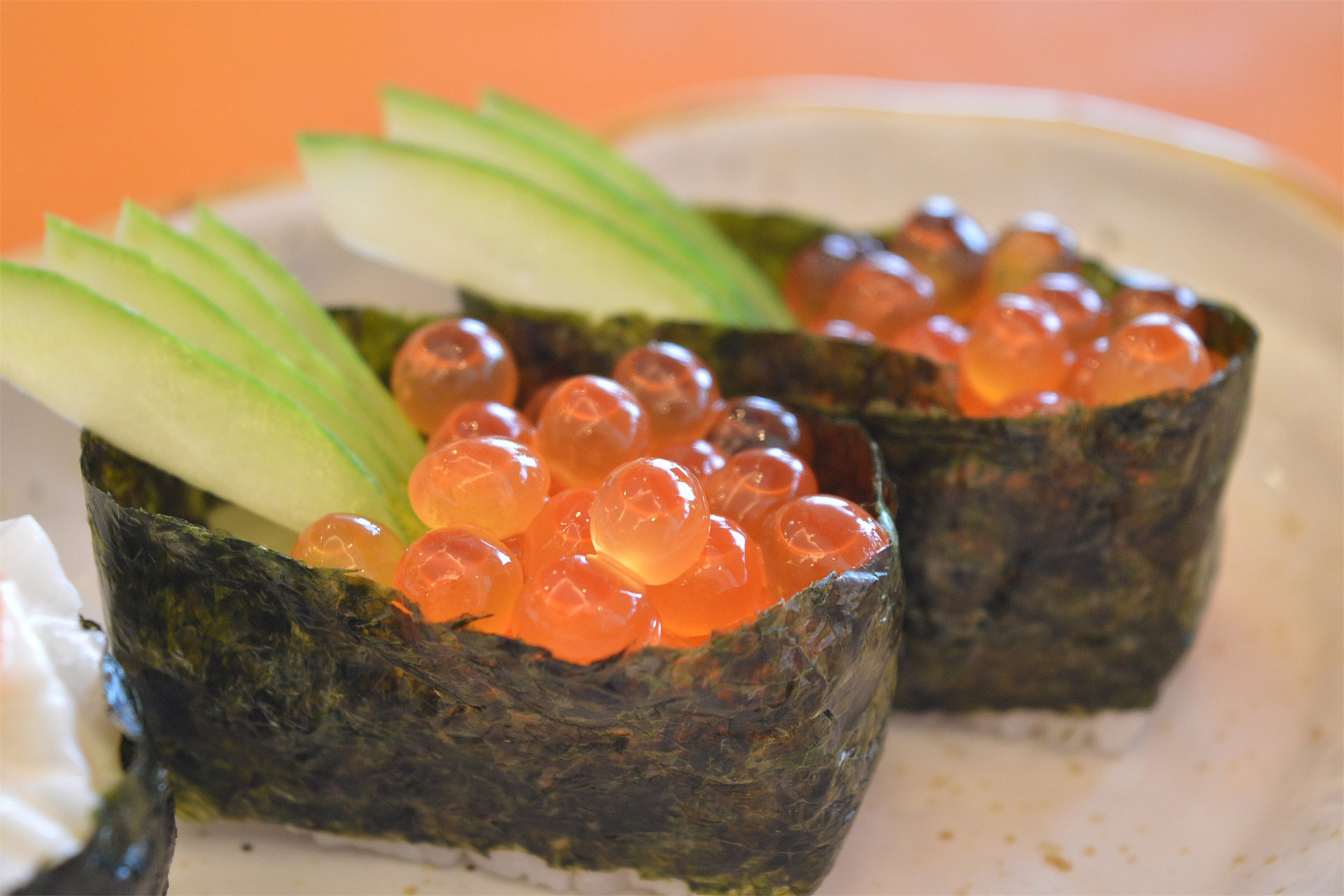 Caviar sushi at Lin's Asian Café, Asian Fusion Restaurant in Simpsonville