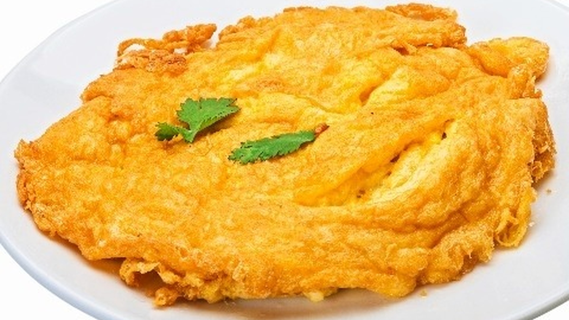 Chicken Egg Foo Young at Little China Express, Chinese Restaurant in Yarmouth
