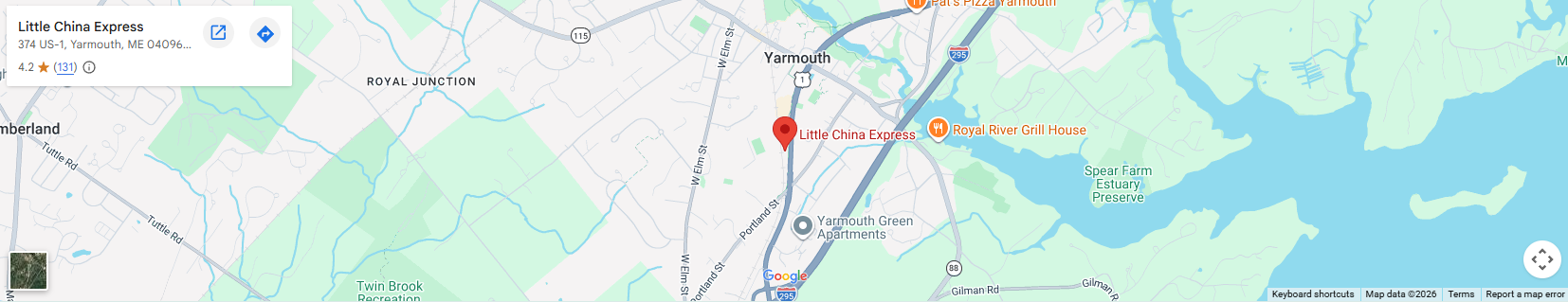 Location 374 US-1, Yarmouth, ME 04096