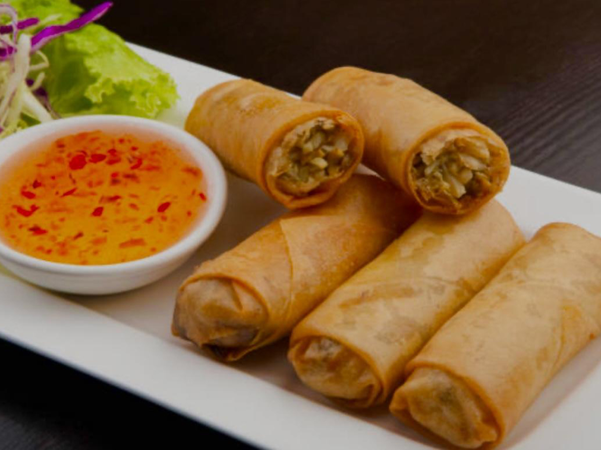 Egg Roll at Little Peking，a Chinese Restaurant in Fresno