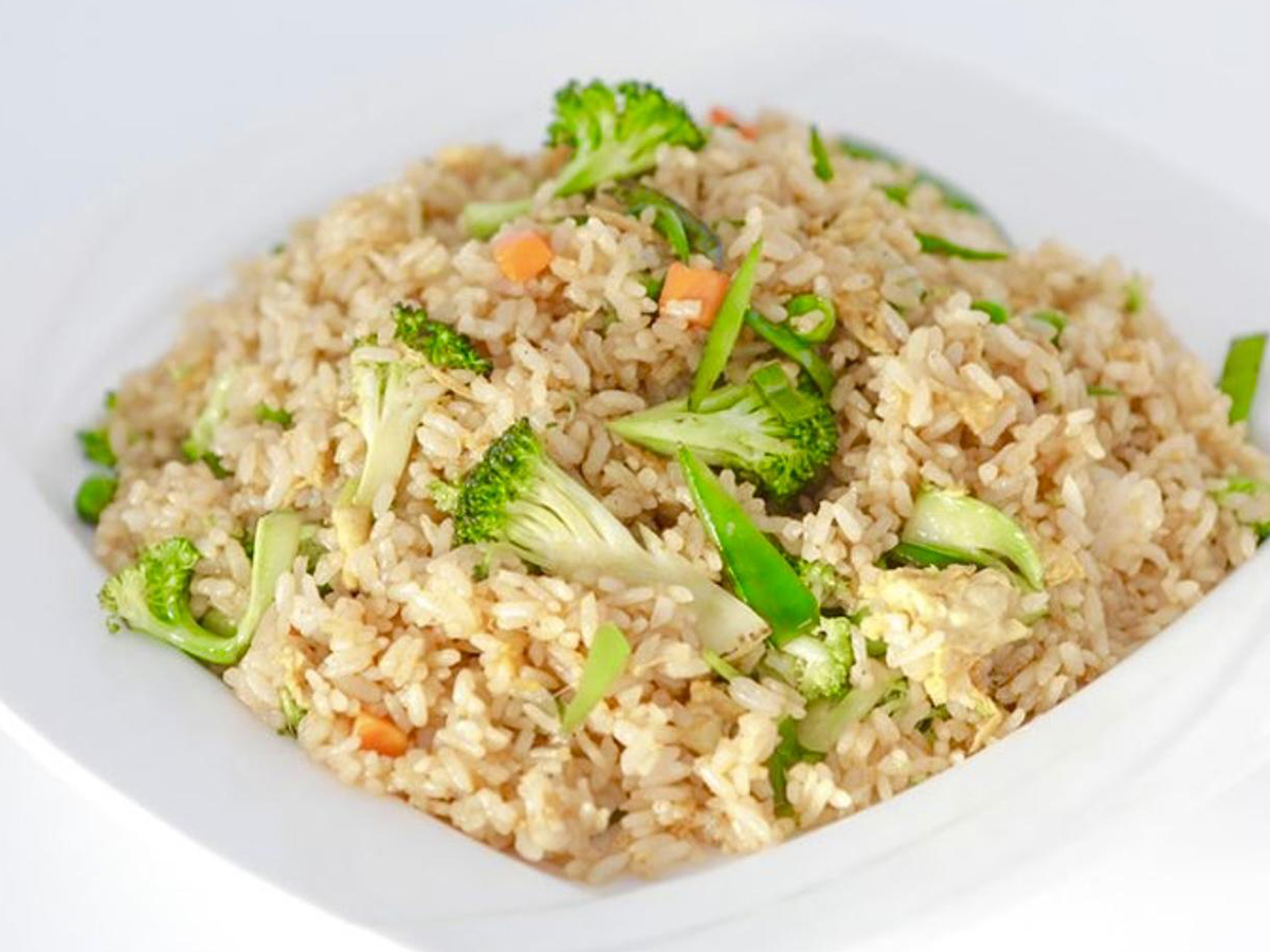 Vegetables Fried Rice at Little Peking，a Chinese Restaurant in Fresno