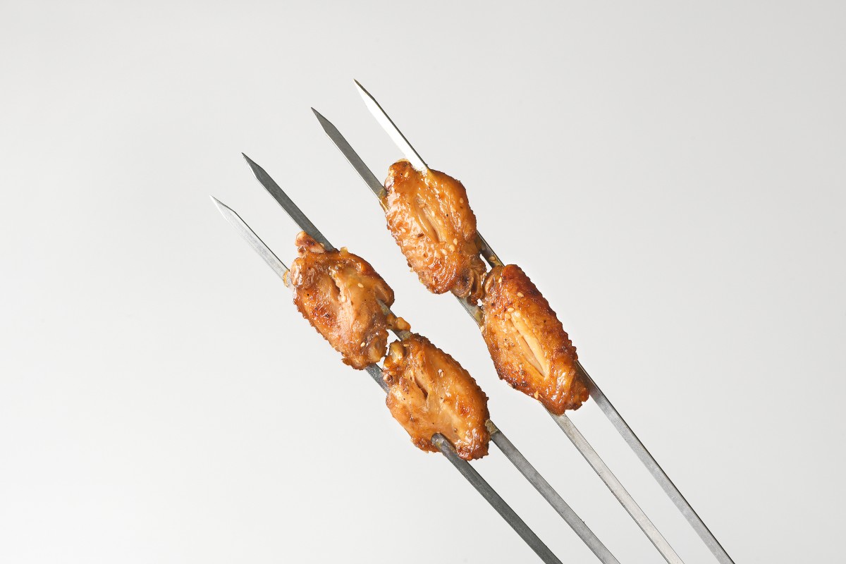 Chicken Wing Skewers at Little Pine, Chinese Restaurant in New York