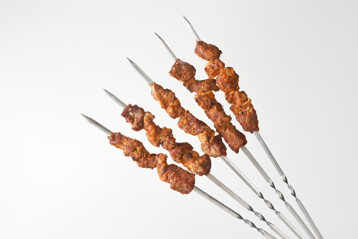 Regular Beef Skewers at Little Pine, Chinese Restaurant in New York