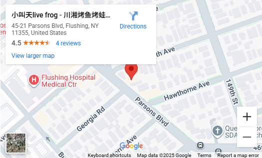 Location, 45-21 Parsons Blvd, Flushing, NY 11355, United States Location, 45-21 Parsons Blvd, Flushing, NY 11355, United States