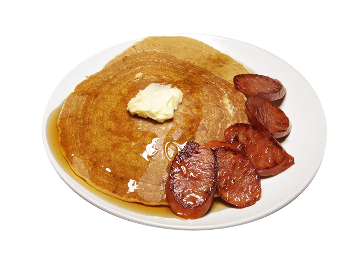 Pancakes at L&L Hawaiian barbecue, Hawaiian Restaurant in Honolulu