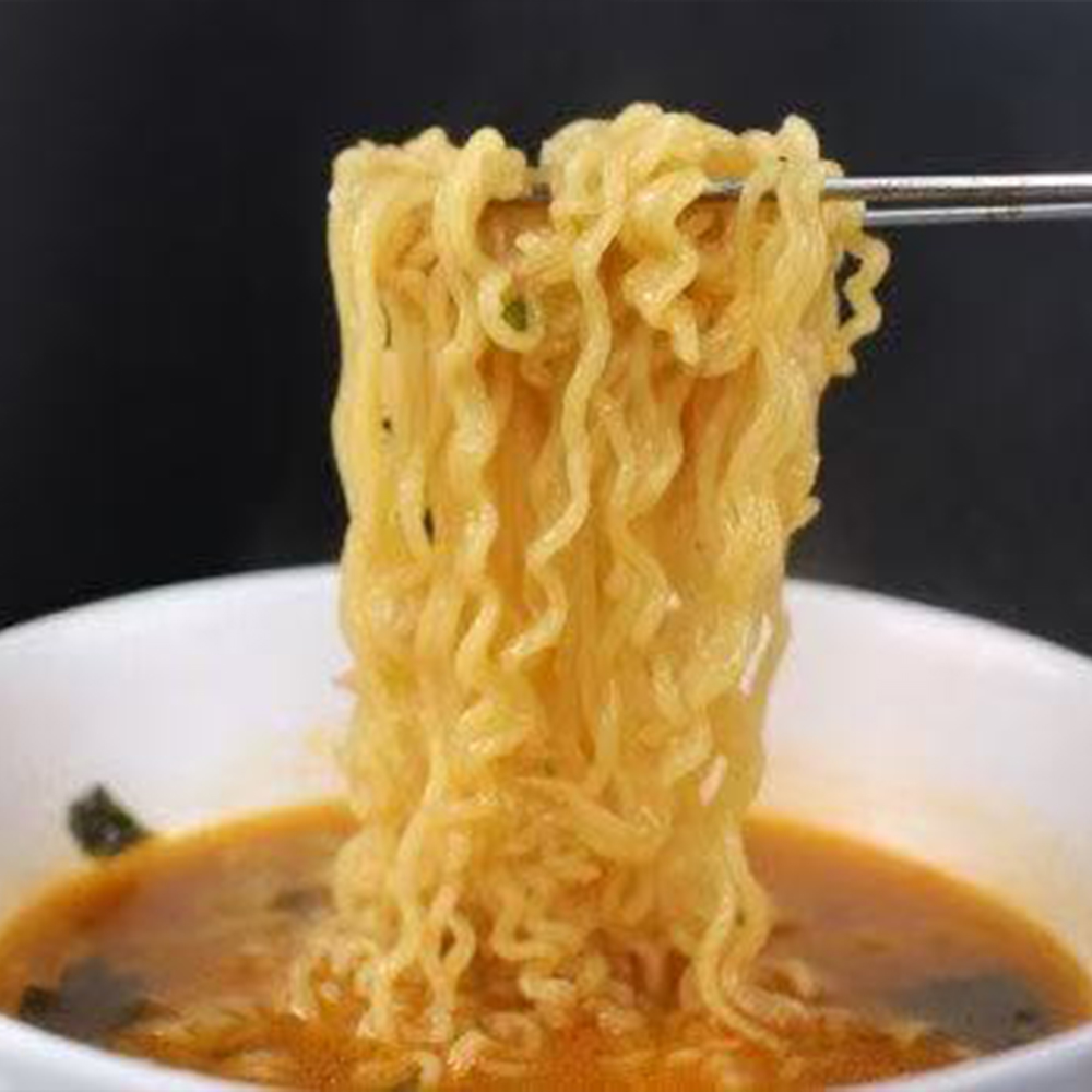 Instant noodles served at Lotte Bunsik, a casual Korean restaurant in Edison.