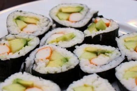 California Roll at Lotus Restaurant Chinese Restaurant in Auburn