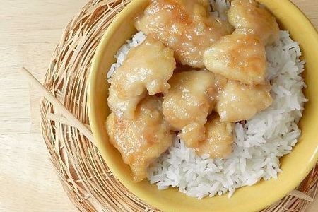 Coconut Chicken at Lotus Chinese Restaurant in Auburn
