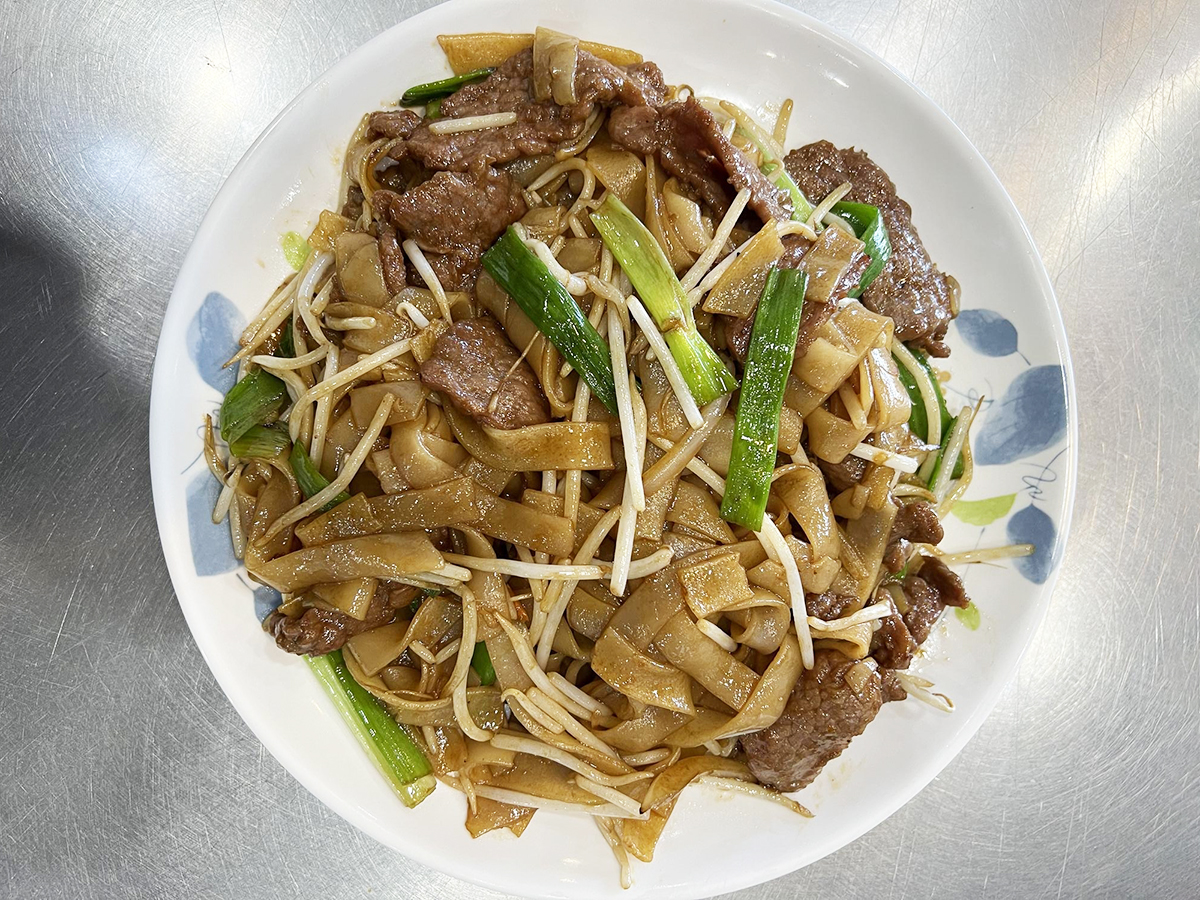 Beef chow fun at Lucki Panda，a Chinese Restaurant in Henderson