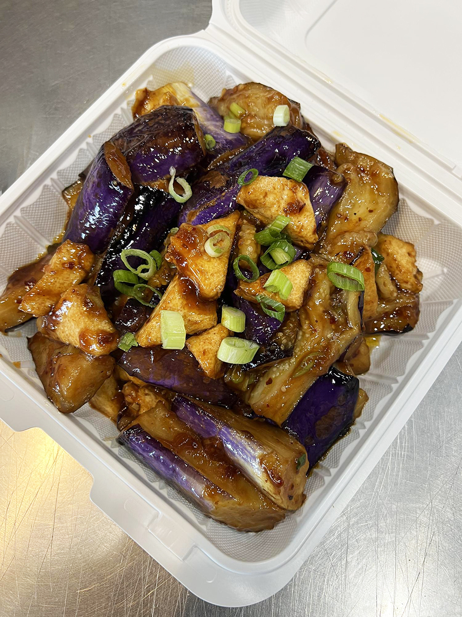 Chinese eggplant tofu at Lucki Panda，a Chinese Restaurant in Henderson