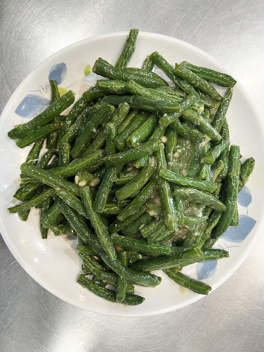 String bean with garlic sauce at Lucki Panda，a Chinese Restaurant in Henderson