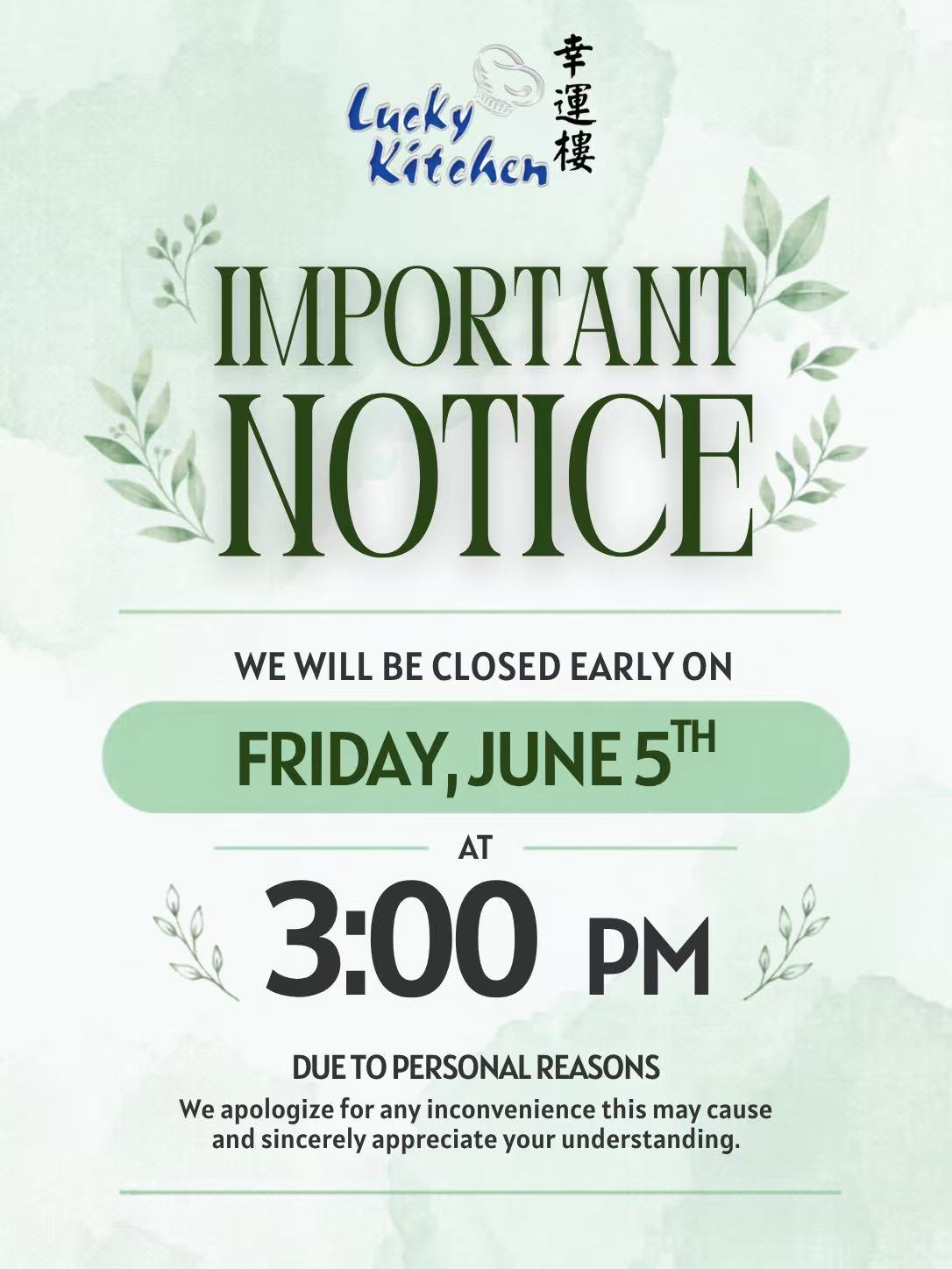 notice