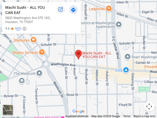 Location, 5820 Washington Ave STE 100, Houston, TX 77007