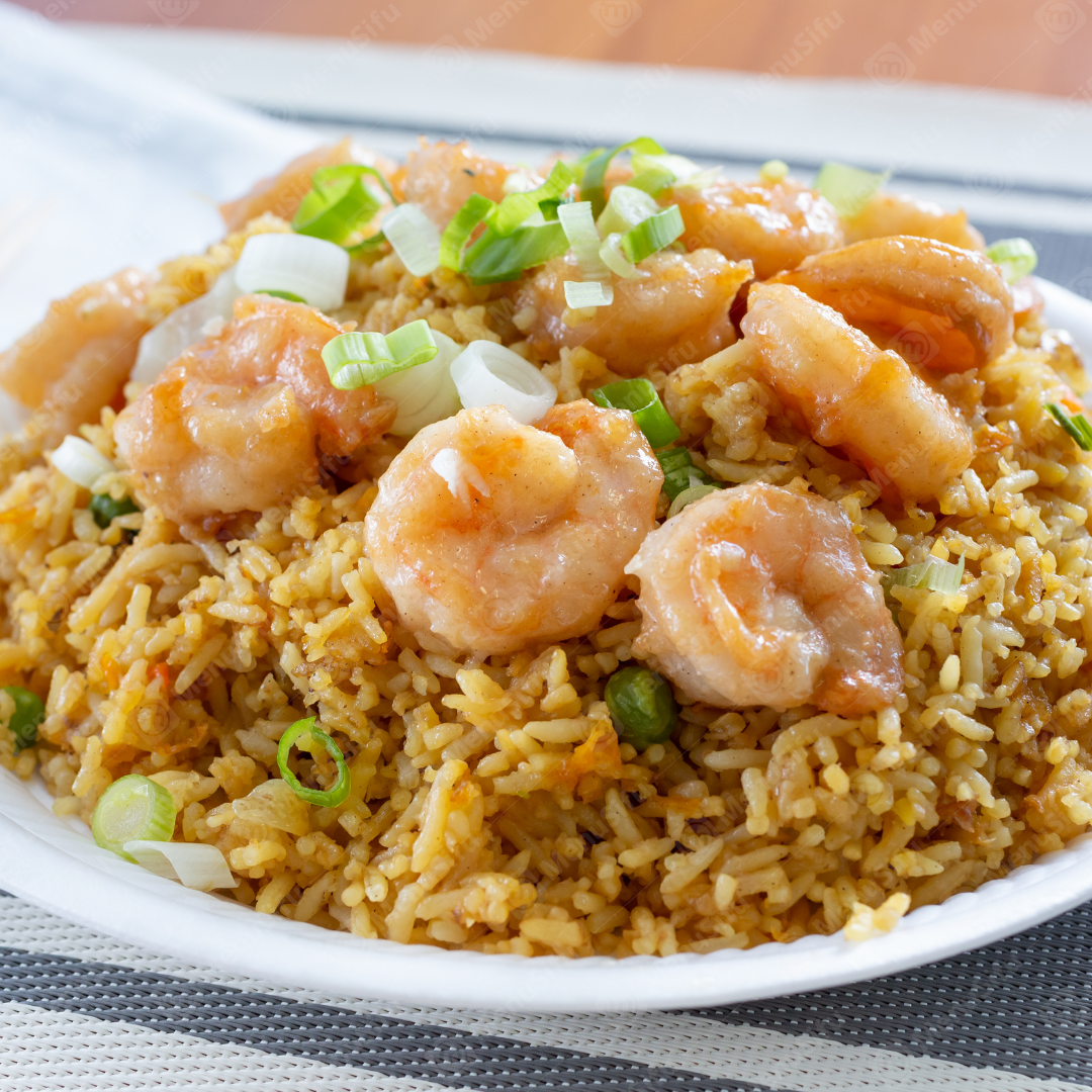 shrimp fried rice at Magic Wok，a Chinese Restaurant in Fontana