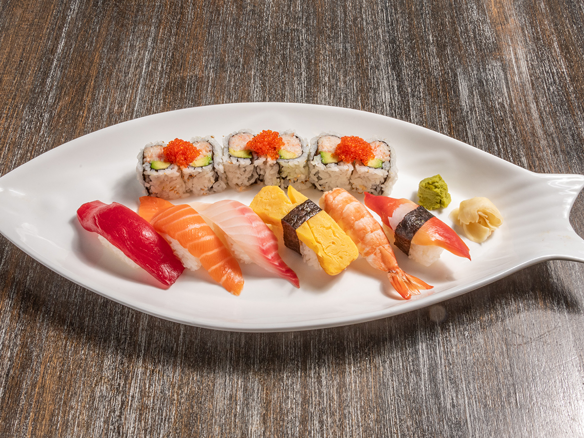 Sushi With our Raw Fish at Maki Bar，a Japanese Restaurant in Bethesda